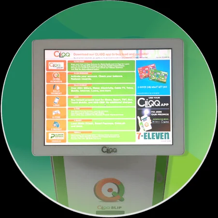 7-Eleven Cliqq kiosk machine barcode cashier cash deposit Philippines